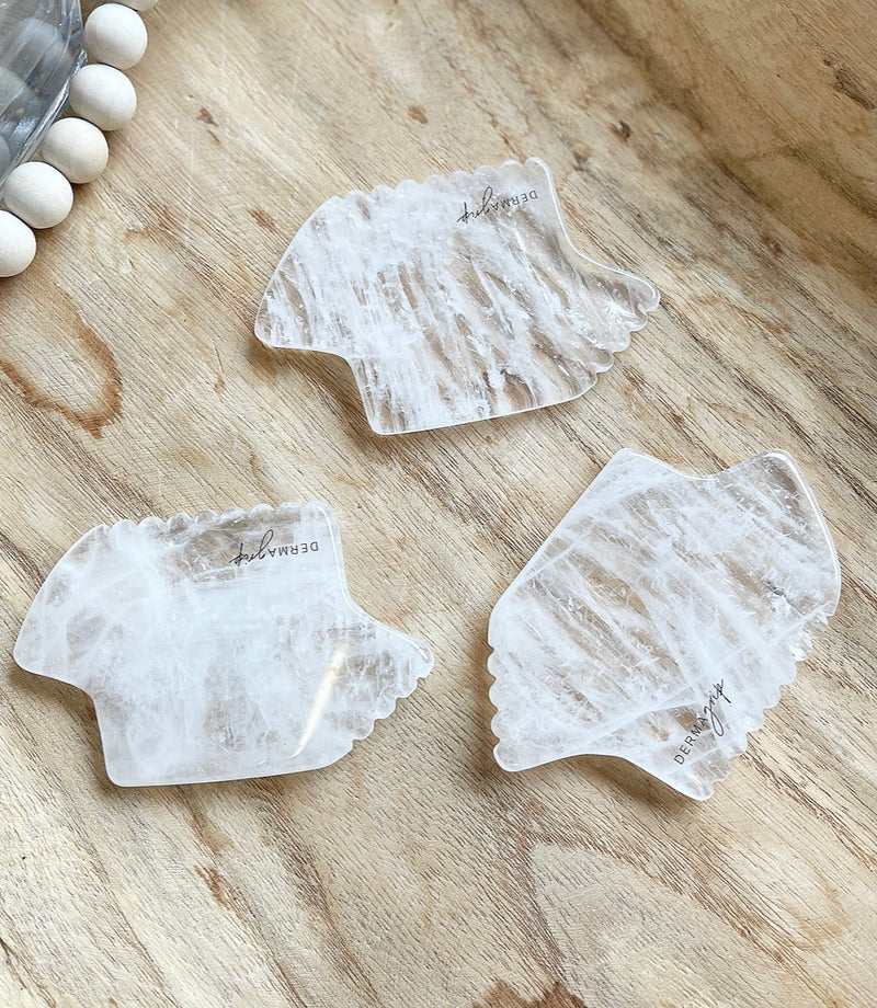 Dermagrip Quartz Gua Sha Stone